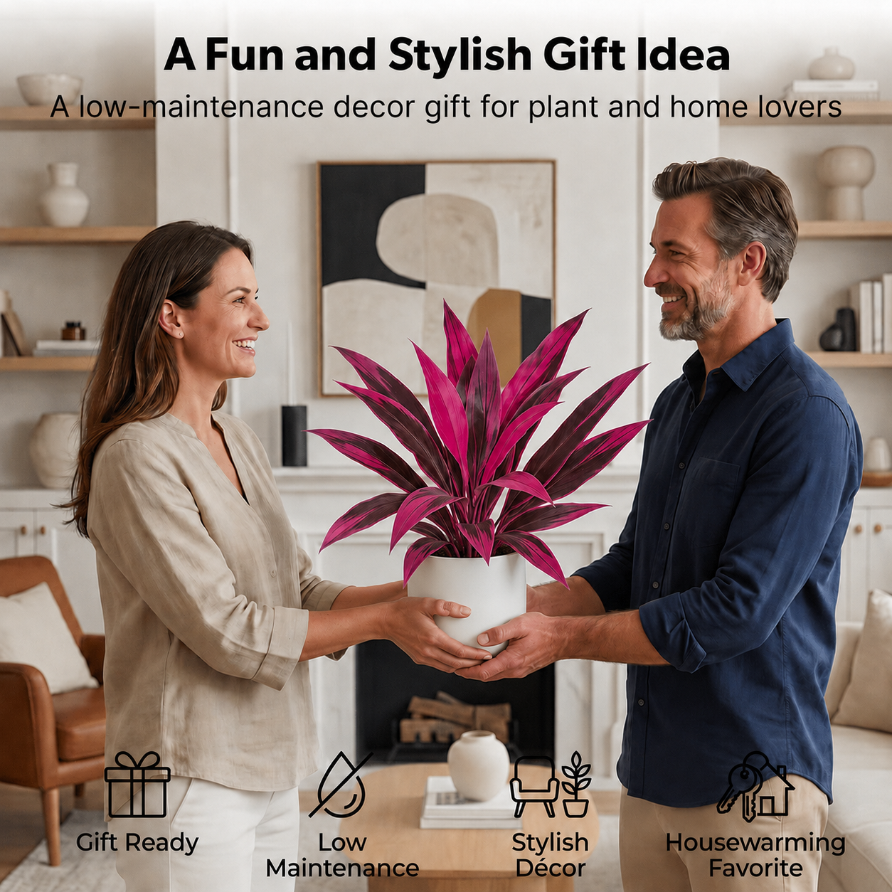 🎁 Celebrate Mom with 50% OFF sitewide! - Artificial Boston Fern & Dragon's Blood Tree Plants