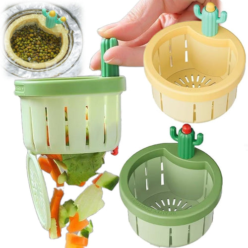 🔥 [Buy 1 Get 1 FREE]!💥 One press to dump, zero touch to clean! 🌵 Keep your hands dry and your sink sparkling. ✨