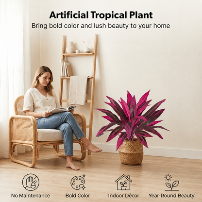 🎁 Celebrate Mom with 50% OFF sitewide! - Artificial Boston Fern & Dragon's Blood Tree Plants