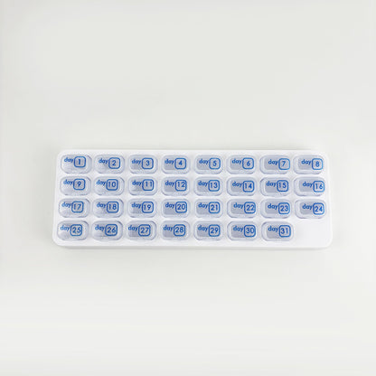 🔥 [Buy 1 Get 1 FREE] 💊 31-Day Premium Monthly Pill Organizer - Universal Travel Case for All Medications & Vitamins ✨