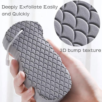 Buy 1 Get 1 FREE 🎁！✨ Say Goodbye to Rough Skin! 3D Painless Exfoliating Sponge 🛁