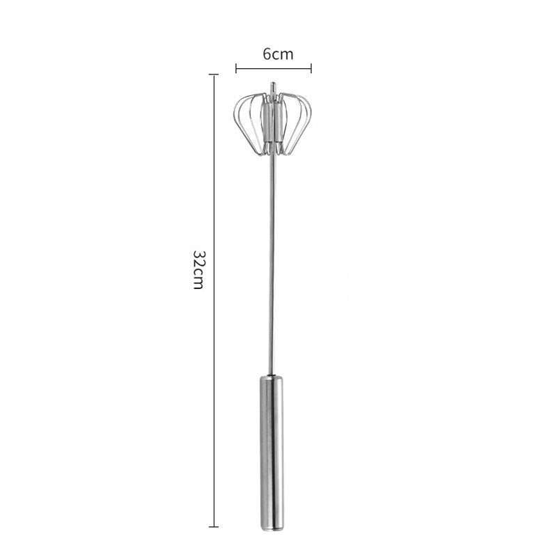 🔥 BUY 1 GET 1 FREE | Stainless Steel Push-Down Egg Beater