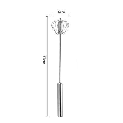 🔥 BUY 1 GET 1 FREE | Stainless Steel Push-Down Egg Beater
