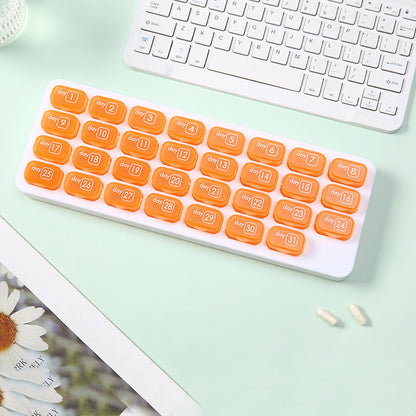 🔥 [Buy 1 Get 1 FREE] 💊 31-Day Premium Monthly Pill Organizer - Universal Travel Case for All Medications & Vitamins ✨