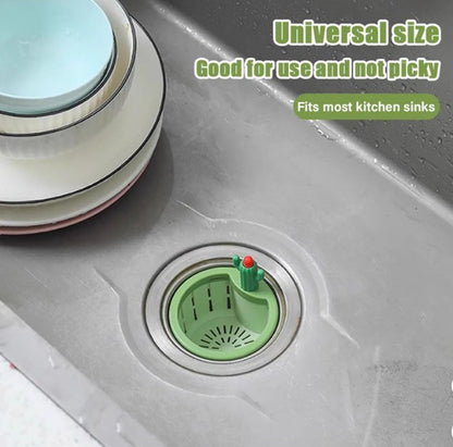 🔥 [Buy 1 Get 1 FREE]!💥 One press to dump, zero touch to clean! 🌵 Keep your hands dry and your sink sparkling. ✨