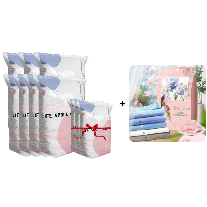 50% OFF Ends Soon! ⏳ Last Few Hours No-Pump Large Vacuum Compression Bags 🏡 Maximize Your Space NOW! 🚀💨