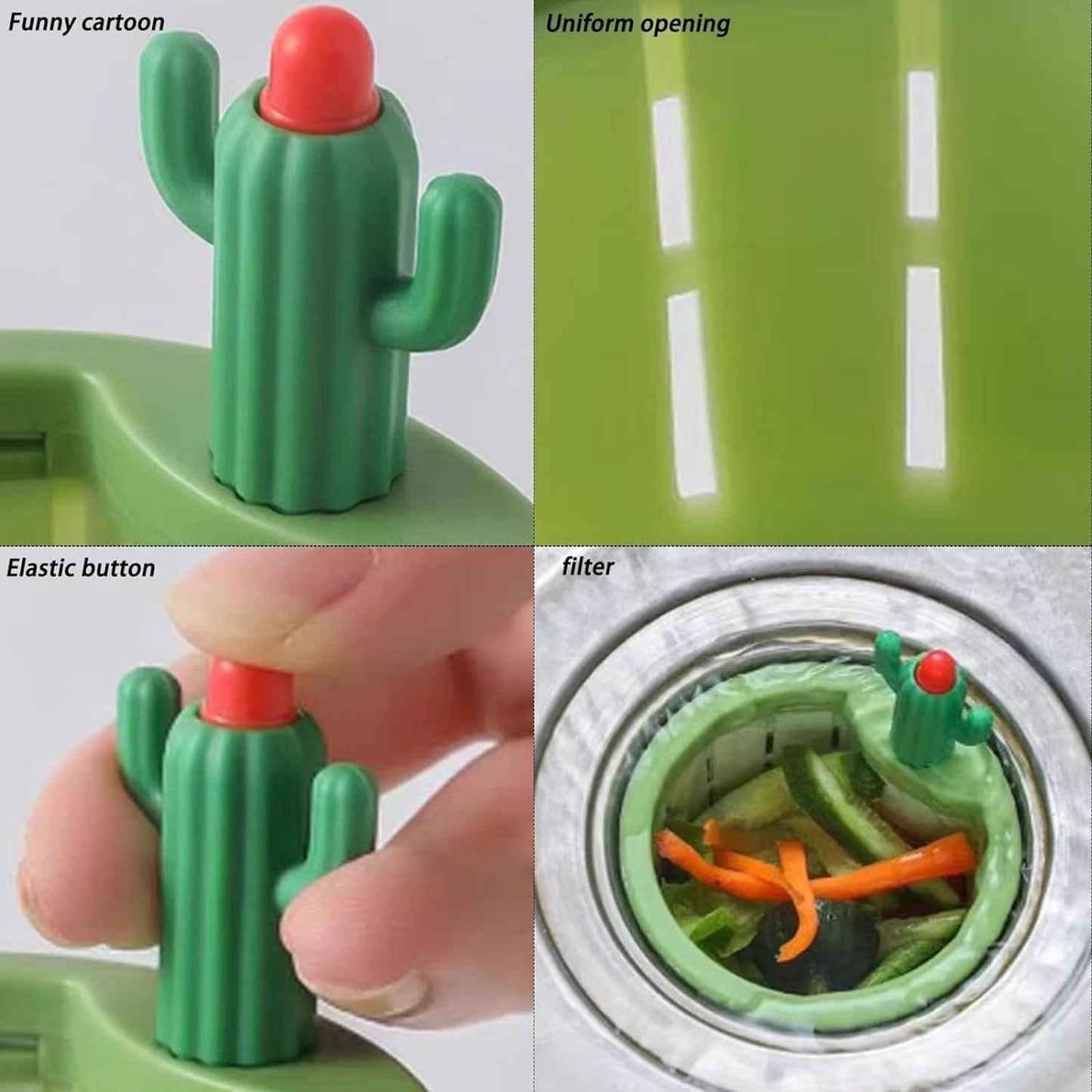 🔥 [Buy 1 Get 1 FREE]!💥 One press to dump, zero touch to clean! 🌵 Keep your hands dry and your sink sparkling. ✨