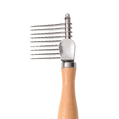 🐾 Professional Dog Dematting Rake ✅ Gentle Grooming Brush for Mats & Tangles | Undercoat Shedding Reducing Tool for All Breeds