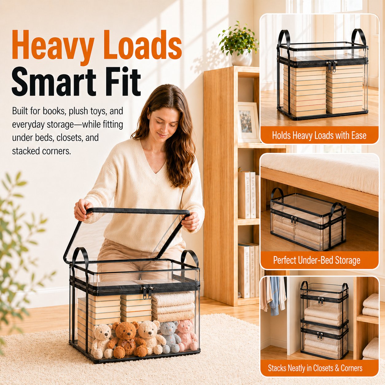 Clear the Clutter, Not Your Wallet – Now 50% OFF! 🏷️✨The ultimate grab-and-go storage solution for books, toys, and media. 📚🧸 See everything, find anything, and save big today! 💨