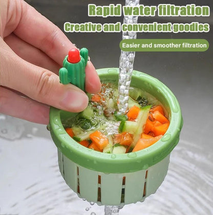 🔥 [Buy 1 Get 1 FREE]!💥 One press to dump, zero touch to clean! 🌵 Keep your hands dry and your sink sparkling. ✨