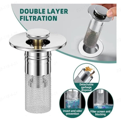 🎁 TODAY ONLY: Save 55% While Stocks Last! ✨ Upgrade Your Sink in 2 Seconds! ✨ Anti-Clogging Stainless Steel Filter 🛡️