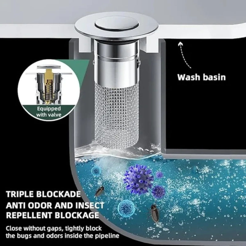 🎁 TODAY ONLY: Save 55% While Stocks Last! ✨ Upgrade Your Sink in 2 Seconds! ✨ Anti-Clogging Stainless Steel Filter 🛡️