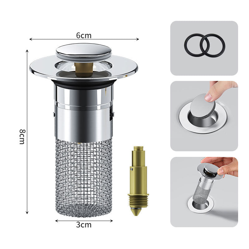 🎁 TODAY ONLY: Save 55% While Stocks Last! ✨ Upgrade Your Sink in 2 Seconds! ✨ Anti-Clogging Stainless Steel Filter 🛡️