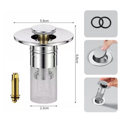 🎁 TODAY ONLY: Save 55% While Stocks Last! ✨ Upgrade Your Sink in 2 Seconds! ✨ Anti-Clogging Stainless Steel Filter 🛡️
