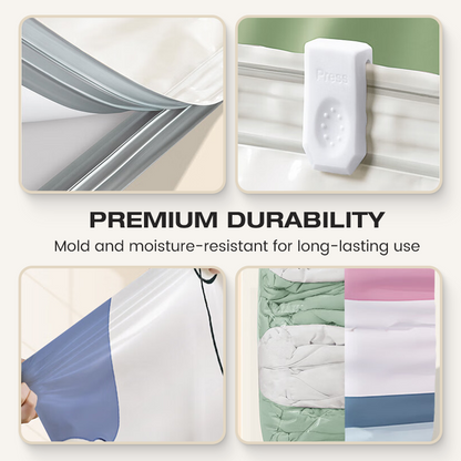 50% OFF Ends Soon! ⏳ Last Few Hours No-Pump Large Vacuum Compression Bags 🏡 Maximize Your Space NOW! 🚀💨