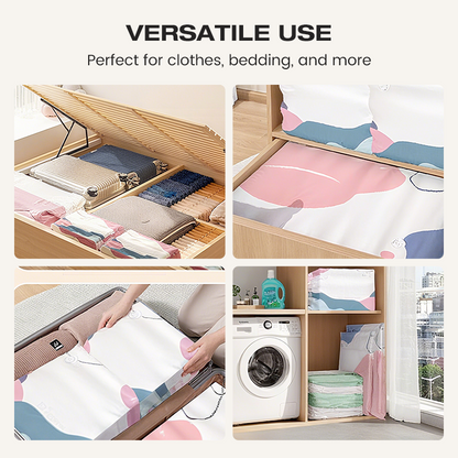 50% OFF Ends Soon! ⏳ Last Few Hours No-Pump Large Vacuum Compression Bags 🏡 Maximize Your Space NOW! 🚀💨