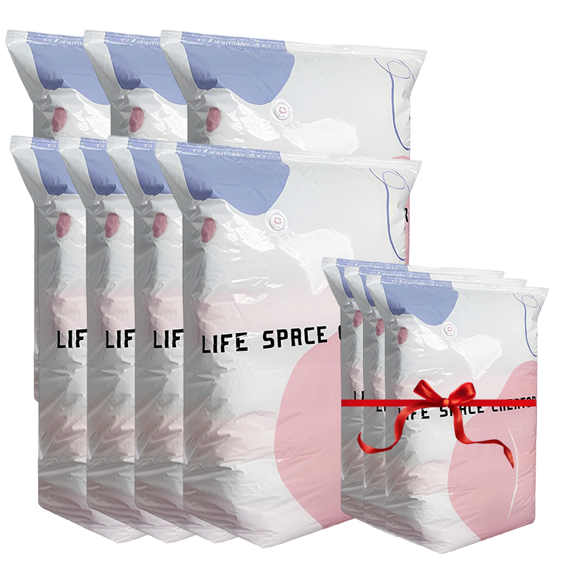 50% OFF Ends Soon! ⏳ Last Few Hours No-Pump Large Vacuum Compression Bags 🏡 Maximize Your Space NOW! 🚀💨