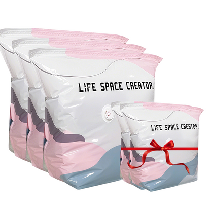50% OFF Ends Soon! ⏳ Last Few Hours No-Pump Large Vacuum Compression Bags 🏡 Maximize Your Space NOW! 🚀💨