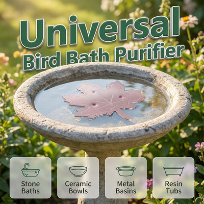 🔥Buy 1 Get 1 FREE!!🔥🌿Universal Fit Bird Bath Cleaner🐦💦Wildlife-Safe Leaf Purifier for Fresh, Clear Water in Any Garden Basin | Rust-Resistant & Low Maintenance🛡️✨