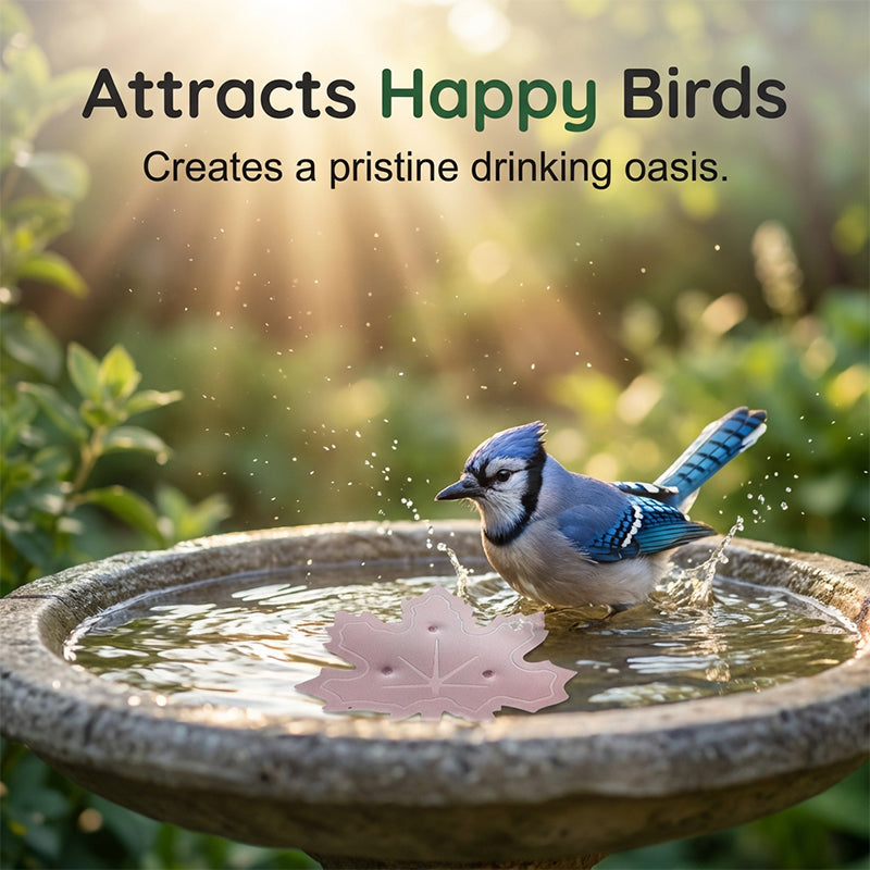 🔥Buy 1 Get 1 FREE!!🔥🌿Universal Fit Bird Bath Cleaner🐦💦Wildlife-Safe Leaf Purifier for Fresh, Clear Water in Any Garden Basin | Rust-Resistant & Low Maintenance🛡️✨