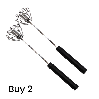 🔥 BUY 1 GET 1 FREE | Stainless Steel Push-Down Egg Beater