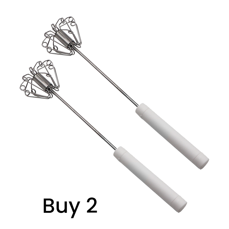 🔥 BUY 1 GET 1 FREE | Stainless Steel Push-Down Egg Beater