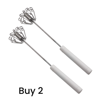 🔥 BUY 1 GET 1 FREE | Stainless Steel Push-Down Egg Beater